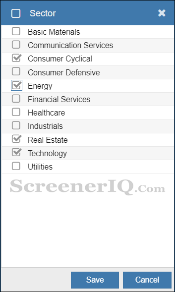 sector rotation filter