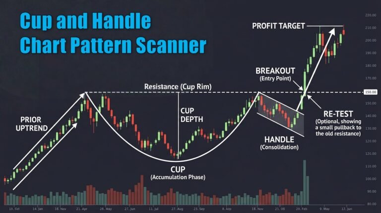 cup and handle chart pattern Scanner